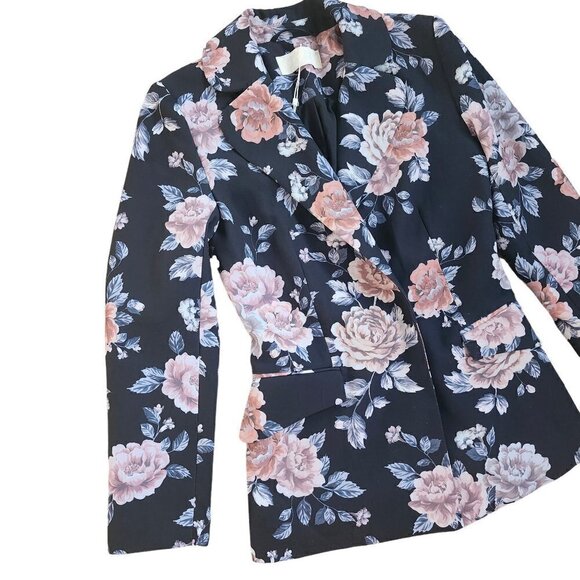 NWT KEEPSAKE FLORAL BLAZER SIZE XS - Picture 3 of 5